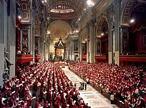 MEETING DURING SECOND VATICAN COUNCIL FILE PHOTO